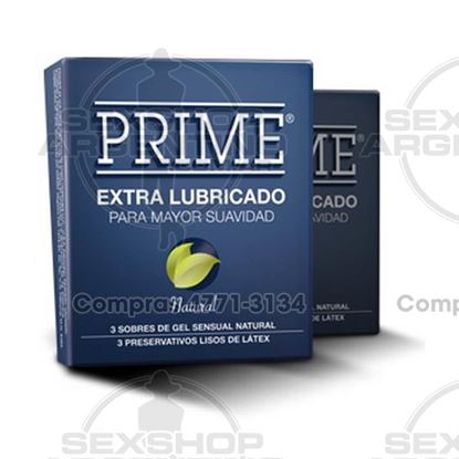 Preservativos Prime Extra Lubricados